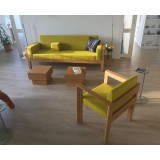 Custom made, bamboo sofa Helen 